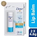 Buy Dove Hydro Nourishing Lip Care | Lip Balm | 24 hours Hydration | Imported | 2*4.8gm (PO2) - Purplle