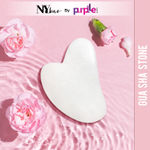 Buy NY Bae Gua Sha Stone -| Sculpts Skin | Relieves Tension | Skincare | Reduces Wrinkles | White - Purplle