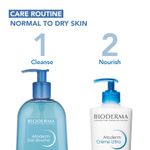 Buy Bioderma Atoderm Creme Ultra-Nourishing - Moisturizer For Normal To Sensitive Dry Skin (With pump), 500ml - Purplle
