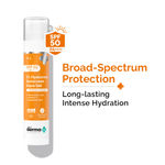 Buy The Derma Co 1% Hyaluronic Sunscreen Aqua Gel SPF 50 PA++++ | Hyaluronic Acid for Deep, Long Lasting Hydration | Ultra Lightweight Texture I Non-Greasy, No White Cast | Broad Spectrum Protection & Blue Light Protection | For Men & Women - 50 gm - Purplle