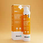 Buy The Derma Co. 1% Hyaluronic Sunscreen Aqua Gel with SPF 50 & PA++++ for Broad Spectrum & Blue Light Protection 50g - Purplle