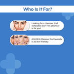 Buy The Derma co.AHA BHA Cleanser Concentrate with Lactic, Malic, & Salicylic Acid For Clear & Smooth Skin - 100 ml - Purplle
