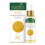 Buy Biotique Advanced Organics 24K Gold Concentrate Pure Gold Treatment Oil (30 ml) - Purplle