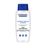 Buy DERMDOC by Purplle Ceramides, Squalane & Vitamin E Deep Moisturising Creme Body Lotion (200ml) | body lotion for dry skin | non-greasy moisturizer, quick absorbing, long lasting moisture - Purplle
