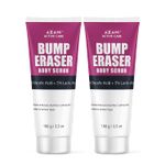 Buy Azani Bump Eraser Body Scrub, 5% Glycolic Acid + 5% Lactic Acid| Exfoliator to Remove Body Acne, Dead & Uneven Skin, Ingrown Hair, Razor Bumps & Rough Patches | Knees, Arms & Neck| 200g - Purplle