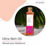 Buy Auravedic Vitamin E oil , Rosehip oil , Ultra Skin oil for face glow with Olive oil for skin , Almond oil for skin. Face oil for glowing skin , Face oil for dry skin,Best skin oil for dry skin 100ml - Purplle