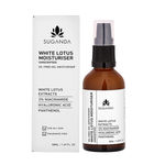 Buy Suganda skincare White Lotus Lightweight Fragrance Free Unscented Moisturiser Oil for All Skin Types (50 ml) - Purplle