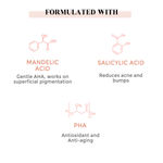 Buy Suganda 5% Mandelic Acid Serum, Provides Gentle Exfoliation, Reduces Acne, Glowing & Evens Out Skin Tone, Fades Superficial Pigmentation, Removes Dead Skin Cells (30 ml) - Purplle