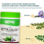 Buy OZiva Bettr.CalD3+ with Plant-Based Calcium, for Stronger Bones, Joints & Muscles (Pack of 2) - Purplle