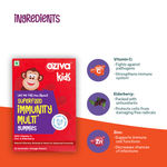 Buy OZiva Superfood for Superkids (Immunity Multi Gummies + Brain Multi Gummies) - Purplle