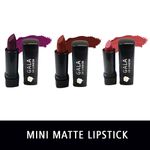 Buy Gala of London Mini Matte Lipstick Combo 6 - Forever Love (10 Purple, 08 Pink Lady and 12 Choco) - Purplle