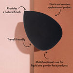 Buy Purplle Dream Blend Beauty Blender - Black - Purplle