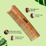 Buy Purplle Natural Tress - Free Wooden Comb - Big | Organic Neem Wood - Purplle