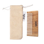 Buy Purplle Natural Tress - Free Wooden Comb - Small | Organic Neem Wood - Purplle