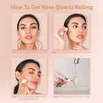 Buy Purplle Face Sculpting Rose Quartz Jade Roller - Purplle