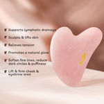 Buy Purplle Queen Skin Rose Quartz Gua Sha - Purplle
