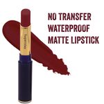Buy CVB SuperStay Non Transfer Matte Lipstick, Waterproof and Full-Pigmented, Transfer-Proof Smudge-Proof Lip Colour 3.5g (PLUMFULL-706) - Purplle
