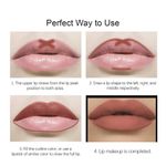 Buy CVB SuperStay Non Transfer Matte Lipstick, Waterproof and Full-Pigmented, Transfer-Proof Smudge-Proof Lip Colour 3.5g (PLUMFULL-706) - Purplle