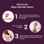 Buy Natyv Soul Hair Serum with Sacha Inchi Oil from Peru | 24 Hours Frizz Control | Long Lasting Conditioning | 100 Ml - Purplle