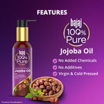 Buy Bajaj 100% Pure Jojoba Oil | Virgin & Cold Pressed |Conditioned Hair & Smooth Skin |Oil | 200ml - Purplle