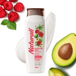 Buy Naturali Sun & Pollution Defence Body Lotion | With Red Raspberry & Avocado | All Season Protection | 100 ml - Purplle