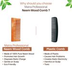 Buy Matra Professional Pure Neem Wood Comb for Easy Detangling | Wide Tooth Neem Comb for Hair Growth & Anti Dandruff | Shower & Shampoo Neem Wooden Comb for Women & Men | All Hair Types | Eco Friendly - Purplle