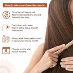 Buy Matra Professional Neem Wooden Comb for Healthy Hair | Wide Tooth Neem Wood Comb for Women & Men | All Hair Types - Purplle