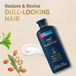 Buy Dr.Batra`s PRO+ Conditioner. Contains Moroccan Argan Oil, Green Tea, Castor Oil, Horsetail plant, Thuja Extracts. Restores Shine. Softens Dry Ends. Improves Hair Texture. Sulphate, Paraben, Silicone Free. Suitable for men and women. 350 ml - Purplle