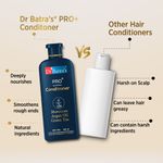 Buy Dr.Batra`s PRO+ Conditioner. Contains Moroccan Argan Oil, Green Tea, Castor Oil, Horsetail plant, Thuja Extracts. Restores Shine. Softens Dry Ends. Improves Hair Texture. Sulphate, Paraben, Silicone Free. Suitable for men and women. 350 ml - Purplle