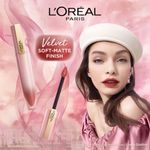 Buy L'Oreal Paris Chiffon Signature Liquid Lipstick, 129 Lead, 7ml - Purplle