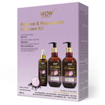 Buy WOW Restore & Rejuvenate Hair Care Kit (Shampoo + Hair Conditioner + Hair Oil)-650 ml - Purplle