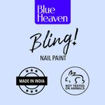 Buy Blue Heaven Bling Nail Paint - 717 Urban Grey, 8ml - Purplle