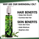 Buy Urban Yog Ayurvedic jadibuti Bhringraj Oil for Hair and Skin with Herbs For Thicker hair and Dandruff free scalp and Acne-prone skin – 200 ml - Purplle