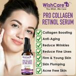 Buy WishCare Pro Collagen Retinol Serum - For Anti-Aging & Wrinkles- 2% Retinoid, Niacinamide, Bakuchiol & Rosehip Oil - Purplle