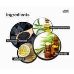 Buy Love Earth Charcoal Peel Off Mask with Activated Charcoal and Neem Extracts For Acne, Pimples & Whiteheads removal 50g - Purplle