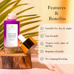 Buy Just Herbs Plant-based Retinol/Bakuchiol Anti-aging Day & Night Face Serum For Fine Lines,Wrinkles and Dark Spots,Suitable for Men & Women - 15 ml - Purplle