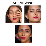 Buy Smudge Me Not Liquid Lipstick - 51 Fine Wine (Burgundy Red) - Purplle