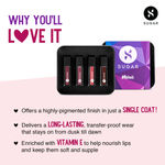 Buy SUGAR Cosmetics Smudge Me Not Mini Liquid Lipstick Sets for Women | Transferproof & Waterproof | Lasts Upto 12+Hours | Pack of 4 - Nude Shades - Purplle