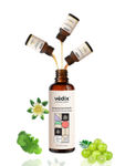 Buy Vedix Base+Booster Oil Combo For Hair Fall | Tavas For Oily Scalp | Customised Ayurvedic Hair Fall Oil | 4 Product Kit - 1 Base Oil + 3 Booster Oils (Amla, Bhringraj, Brahmi) - Purplle