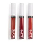 Buy Makeup Revolution Relove Supermatte Liquid Lip Set Heat 12 ml - Purplle