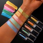 Buy DE ' LANCI Liquid Glitter Eyeshadow Long Lasting Multicolor Shifting Chameleon - BRONZE - 28 gm - Purplle