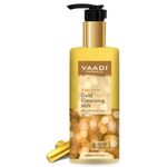 Buy Vaadi Herbals Gold Cleansing Milk with 24k Gold Leaf - 3-skin Benefits (110 ml) - Purplle