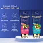 Buy StBotanica Biotin & Collagen Hair Shampoo + Biotin & Collagen Hair Conditioner Volumizing Kit - No SLS, Paraben (200 ml) Each - Purplle