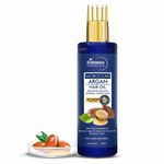 Buy StBotanica Moroccan Argan Hair Oil With Comb Applicator 150ml - With Goodness Of 19 Oils - Promotes Healthy, Long, Strong & Shiny Hair - Purplle