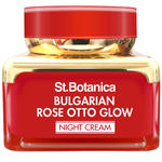 Buy StBotanica Bulgarian Rose Otto Glow Night Cream 50g - Purplle