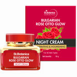 Buy StBotanica Bulgarian Rose Otto Glow Night Cream 50g - Purplle