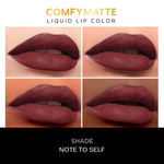 Buy FACES CANADA Comfy Matte Liquid Lipstick - Note To Self, 3ml | 10HR Longstay | Intense Matte Color | Almond Oil & Vitamin E | No Dryness | No Alcohol - Purplle