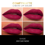 Buy FACES CANADA Comfy Matte Liquid Lipstick - Any Day Now 04, 3 ml | Comfortable 10HR Longstay | Intense Matte Color | Almond Oil & Vitamin E Infused | Super Smooth | No Dryness | No Alcohol - Purplle