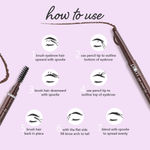 Buy Plum Eye-Swear-By Brow Definer - Umber Brown | Buildable Pigment | With Vitamin E | 100% Vegan & Cruelty Free - Purplle