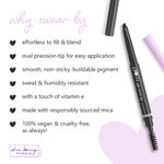 Buy Plum Eye-Swear-By Brow Definer - Ash Black | Buildable Pigment | With Vitamin E | 100% Vegan & Cruelty Free - Purplle